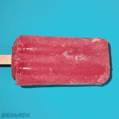 ice lolly melting